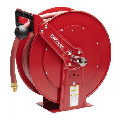 D84050 OLP - 1" X 50' Air/Water Spring Reel with Hose